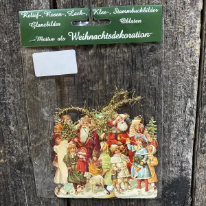 Bokmerkeshengen - Glitter - Nisser med barn - 6 stk - www.frokenfraken.se