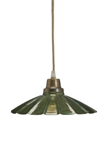 Vinduslampe - Ester - Mørkegrønn - 24 cm - www.frokenfraken.se