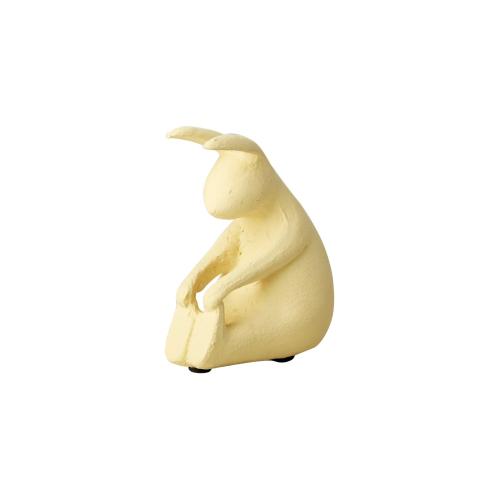 Kanin - Gul - Påskepynt - 10 x 6 x 11 cm - www.frokenfraken.se