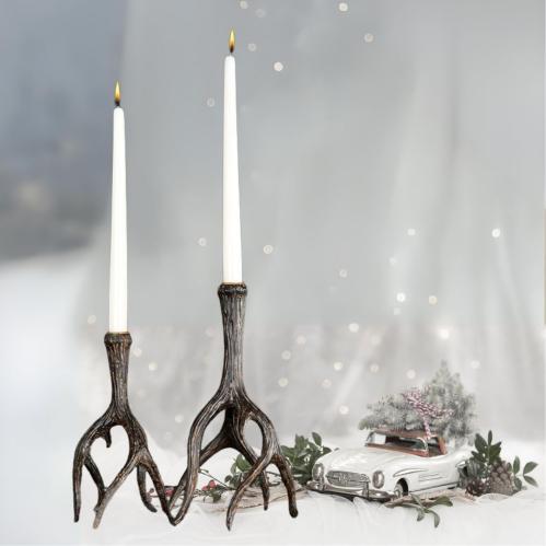 Lysestake - Reinshorn - Brunsvart - 24 cm - 1 stk - www.frokenfraken.se