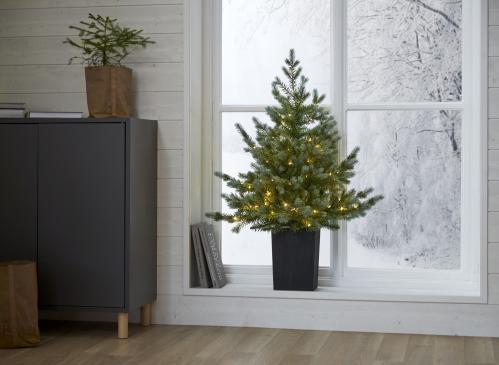Juletre med belysning - LED Greyland - 95 cm - Utendørs og Innendørsbruk - www.frokenfraken.se