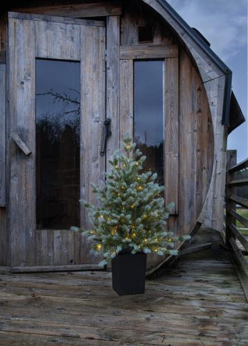 Juletre med belysning - LED Greyland - 95 cm - Utendørs og Innendørsbruk - www.frokenfraken.se