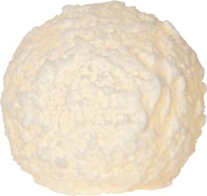 Batteriljus - Blockljus Snowball - 9 cm - www.frokenfraken.se