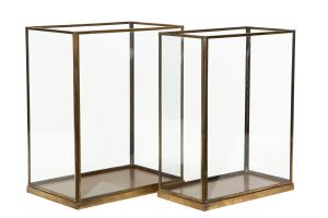 Lyslykt - Glasskub - Antik messing - 2 størrelser - www.frokenfraken.se