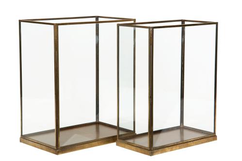 Lyslykt - Glasskub - Antik messing - 2 størrelser - www.frokenfraken.se