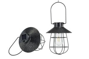 Lampe - Solcelle Hengende - Svart - 17 x 22 cm - www.frokenfraken.se