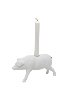 Lysstake - Gris - Hvit - 21 cm - www.frokenfraken.se