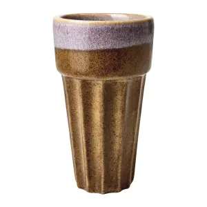 Kopp L - Costa - Sennepsgul/flerfarget - Ø8 x 14 cm - www.frokenfraken.se