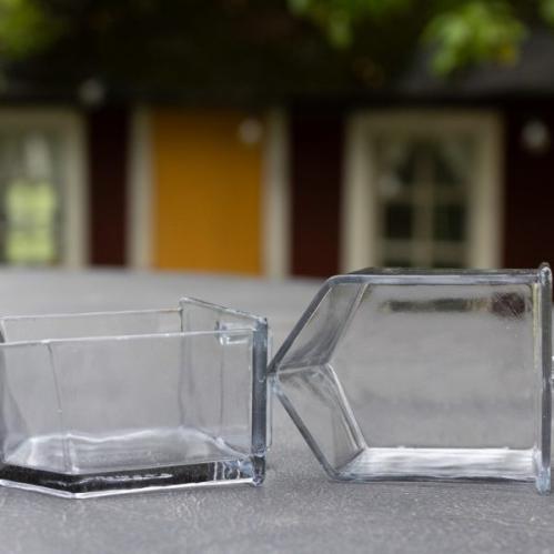 Glasskuff - Sukkerboks - Stort glass - 1 liter - www.frokenfraken.se