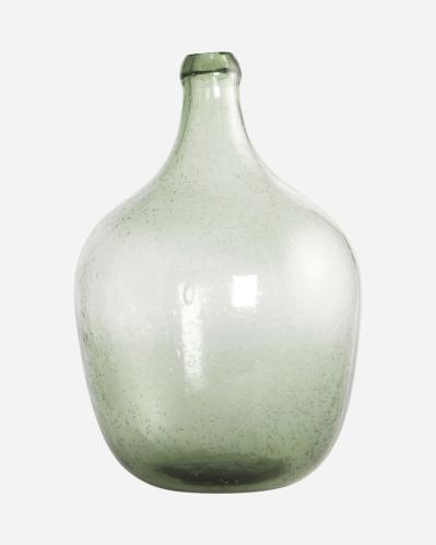 Glasflaske - Grønn - Damejeanne - 30 cm - www.frokenfraken.se