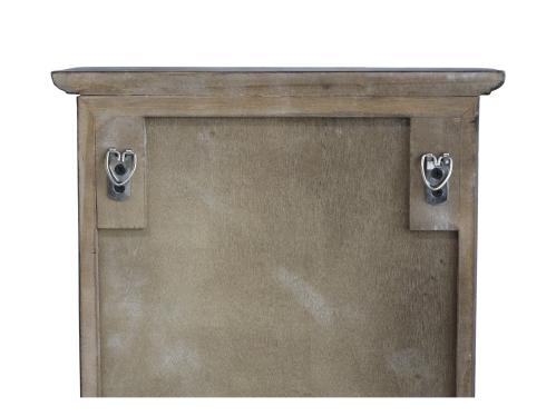 Nyckelskåp med griffeltavla - Antik brun - 53 x 28 cm - www.frokenfraken.se