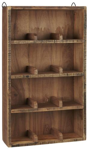 Vegghylle med 12 rom - Tre - 61 x 36 cm - www.frokenfraken.se
