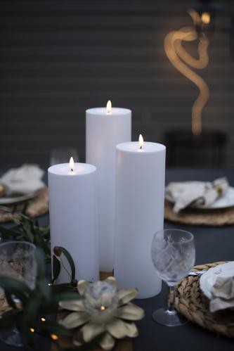 Batterilys LED - Flamme - 32,5 cm - Utendørs - www.frokenfraken.se