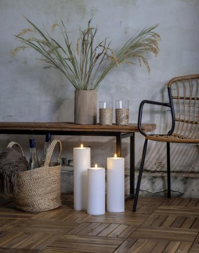 Batterilys LED - Flamme - 32,5 cm - Utendørs - www.frokenfraken.se