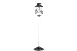 Lampe på fot - Solcelle - Svart - 22 x 74 cm - www.frokenfraken.se