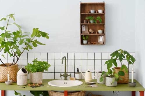 Vegghylle med 12 rom - Tre - 61 x 36 cm - www.frokenfraken.se