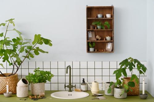 Vegghylle med 12 rom - Tre - 61 x 36 cm - www.frokenfraken.se