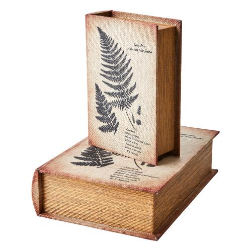 Oppbevaringsbok - Bokboks - 2 størrelser - 27 x 19 x 7 cm - www.frokenfraken.se