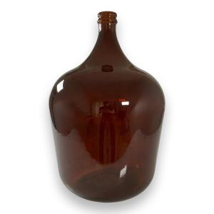 Glasvase - Glassflaske - Brun - S - Ø 27 x 42 cm - www.frokenfraken.se