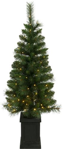 Julgran i firkantet krukke - 120 cm - Innendørs og utendørs bruk - www.frokenfraken.se