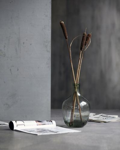 Glasflaske - Grønn - Damejeanne - 30 cm - www.frokenfraken.se