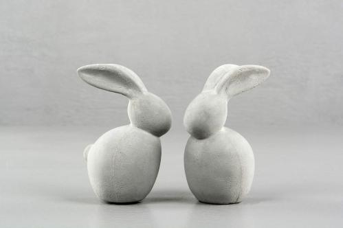 Kanin sement - 10 x 6,5 x 14 cm - www.frokenfraken.se