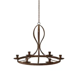 Lysekrone – kronelys – 64x49 cm - www.frokenfraken.se