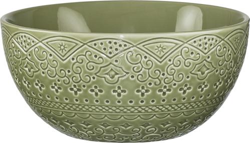 Orient Skål M Grønn - Ø15 cm - www.frokenfraken.se