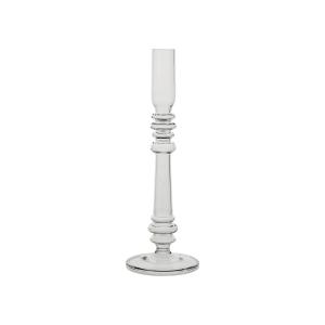 Lysstake - Klar Glass - Ø9 x 24 cm - www.frokenfraken.se