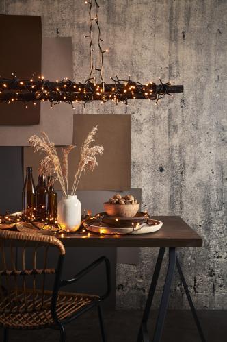 Ljusslinga - Utendørs - 80 stk varm hvit LED - 8 meter - www.frokenfraken.se