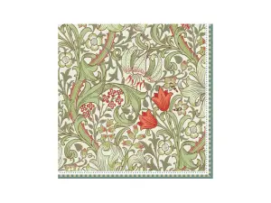 Serviett - William Morris Golden Lily - 33 x 33 cm - www.frokenfraken.se