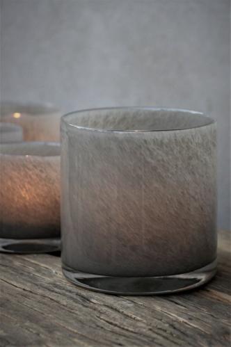 Lyslykt - 112-180433 - 12 x 12 cm - Bidra til Barncancerfonden - www.frokenfraken.se