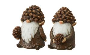 Vätte - Kotte - Dekorasjon - Rød/Brun- 10x8x13 cm - www.frokenfraken.se