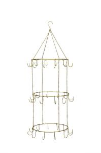 Henger – 3 etasjer med kroker – Ø38 x H90 cm - www.frokenfraken.se