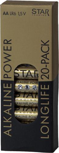 Batteri – AA – 20 stk - Longlife - www.frokenfraken.se