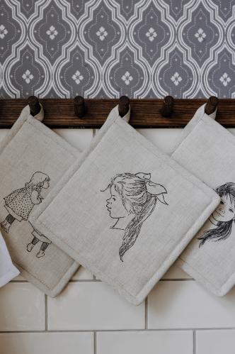 Grytelapp - Madicken - Kapittel 1 - 20 x 20 cm - www.frokenfraken.se