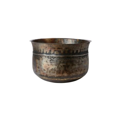 Potte Metall - 3 storlekar- Svart - Ø36 x 23 cm - www.frokenfraken.se