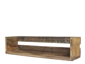 Vegghylle - Tre - 14 x 60 x 15 cm - www.frokenfraken.se