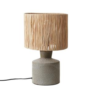 Bordlampe - Beige - Ø14/22 x 35 cm - www.frokenfraken.se