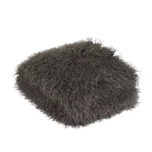 Pledd - CURLY - GRÅ - 120 X 150 CM - www.frokenfraken.se