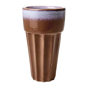 Kopp L - Costa - Terrakotta/flerfarget - Ø8 x 14 cm - www.frokenfraken.se