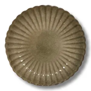 Tallerken - Joy - Sand - Ø25,5 x 3 cm - www.frokenfraken.se