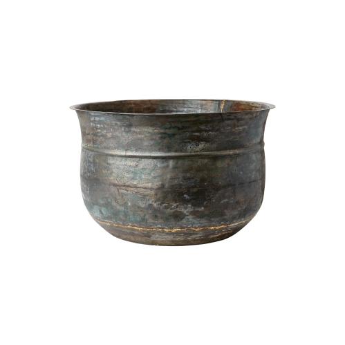 Potte Metall - 3 storlekar- Svart - Ø36 x 23 cm - www.frokenfraken.se
