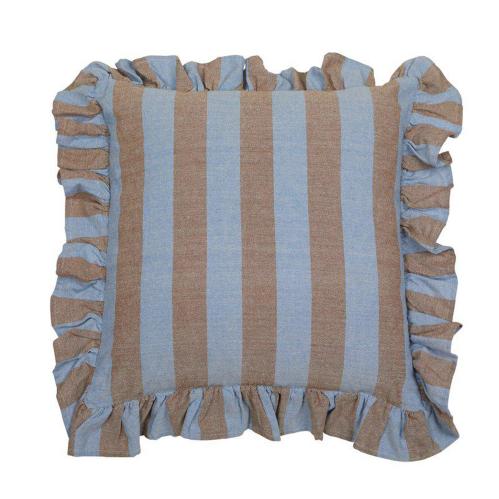 Kuddfodral - AMALIA - BLÅ - 45 X 45 CM - www.frokenfraken.se