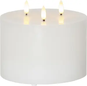 Batteriljus - Blockljus Flamme - 13 cm - www.frokenfraken.se