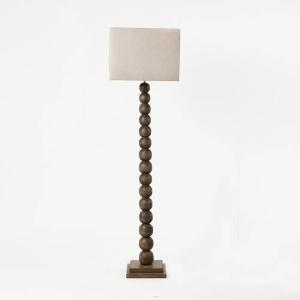 Golvlampa Tre - Preston - Brun/Grå - 119 cm - www.frokenfraken.se