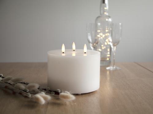 Batteriljus - Blockljus Flamme - 13 cm - www.frokenfraken.se