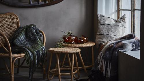 Teppe - Grønn/Svart/Hvit - 160 x 130 cm - www.frokenfraken.se