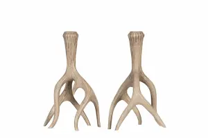 Lysstake - Renhorn - Natur - 22 cm - 1 stk - www.frokenfraken.se