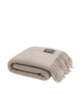 Filt - Pledd - LIVIGNO taupe - Ull - 180 x 130 cm - www.frokenfraken.se